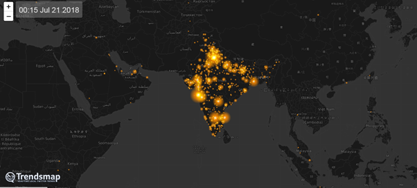 Twitter recorded 1.1 million Tweets as the Parliament debated over the #NoConfidenceMotion