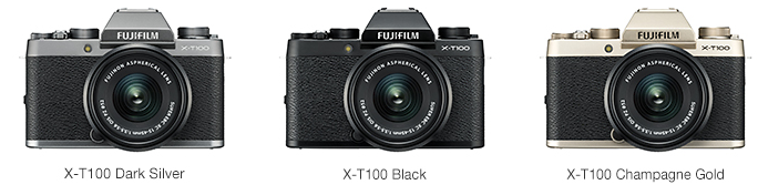 Fujifilm X-T100 mirrorless camera 24.2 megapixel sensor launched