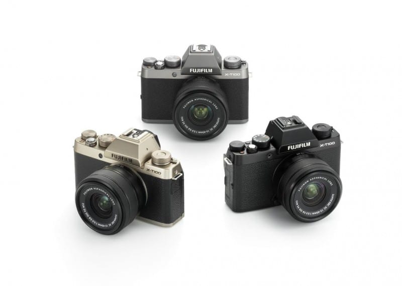 Fujifilm X-T100 mirrorless camera 24.2 megapixel sensor launched