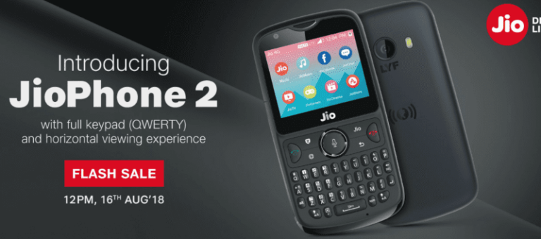 Jio Phone 2 with 2.4-inch QVGA display, QWERTY keyboard to go on sale from August 16