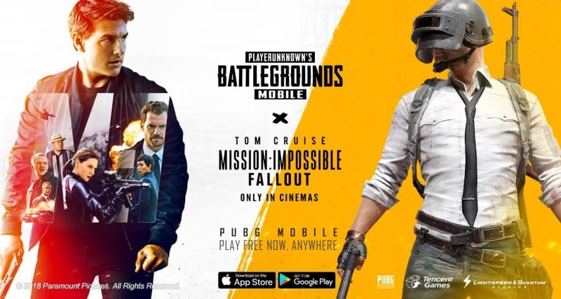 PUBG MOBILE teams up with Mission: Impossible – Fallout for new game content