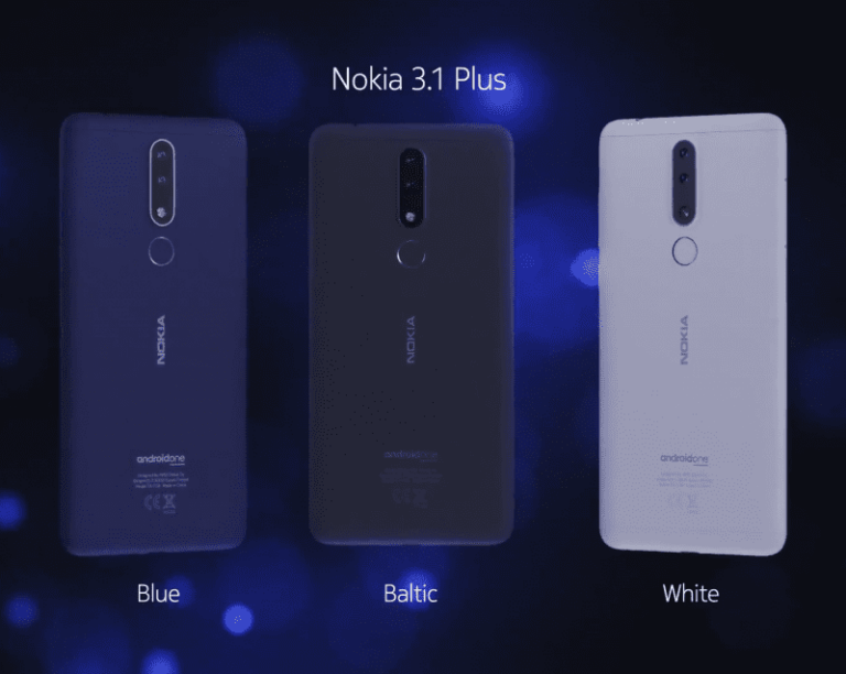 Nokia 3.1 Plus Android One smartphone with 6-inch HD+ 18:9 display, 3500mAH battery announced, starts at INR 11,499