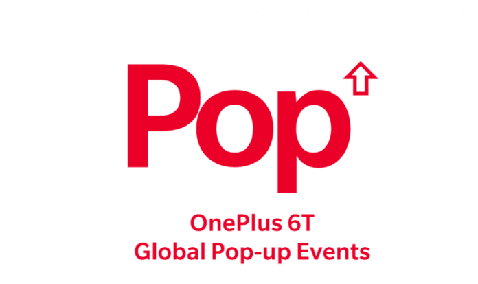 OnePlus 6T pop-up OnePlus 6T pop-up