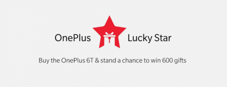 OnePlus 6T ‘Lucky Star’ offer on Amazon: 600 gitfs on purchase of the OnePlus 6T
