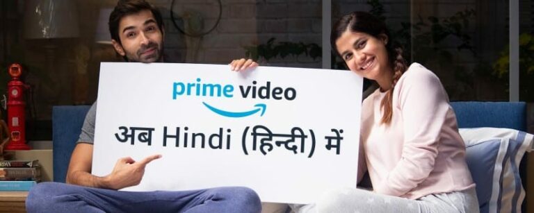 Amazon Prime Video now available in Hindi