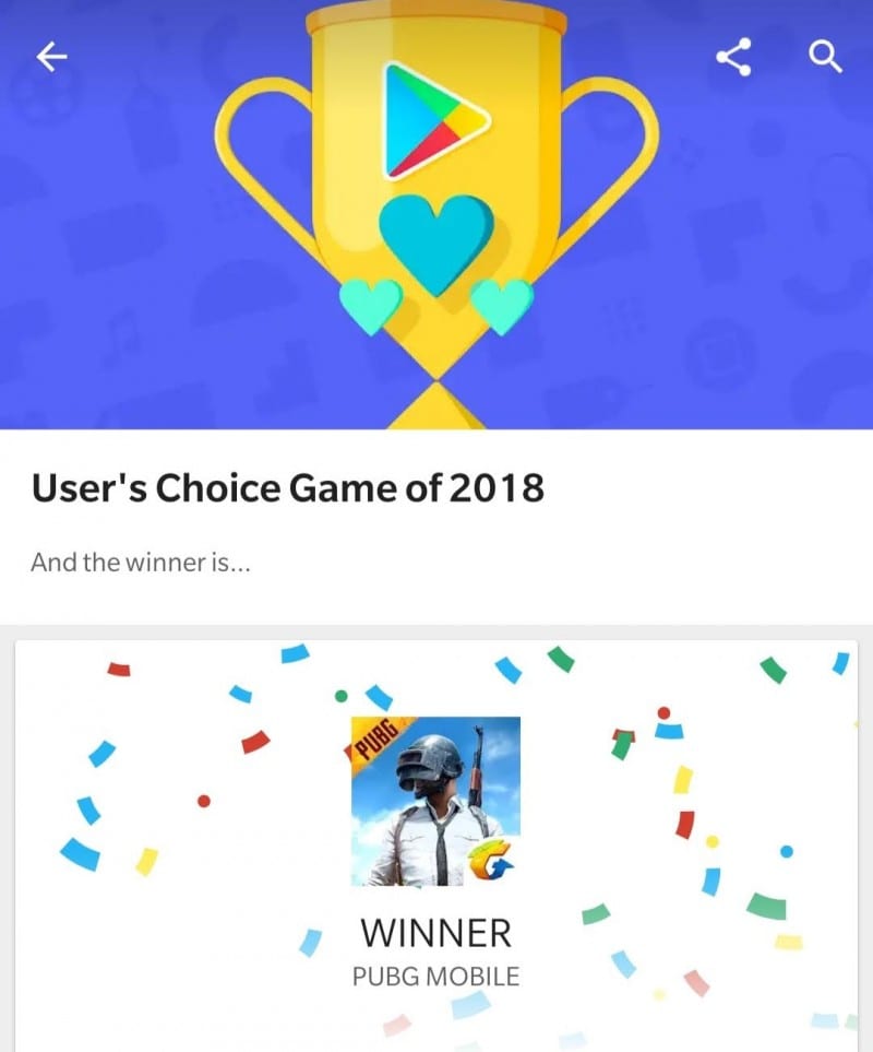 Google Play "Best of 2018"