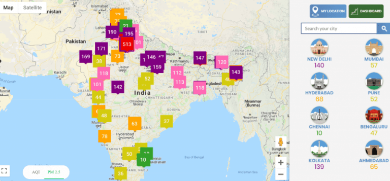AQI India launches a mobile app to help users track Air Pollution levels