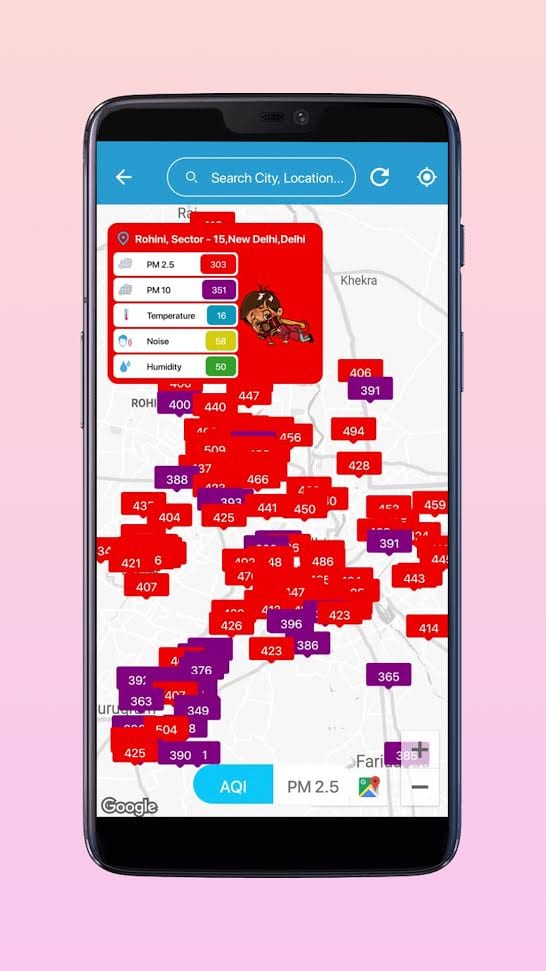 AQI India Launches a Mobile App to Help Users Track Air Pollution Levels