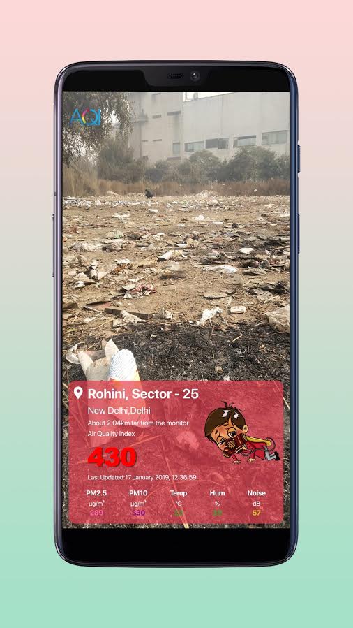 AQI India Launches a Mobile App to Help Users Track Air Pollution Levels