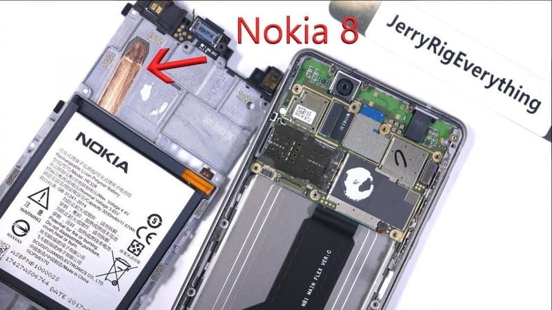Nokia 8 Cooling Technology 