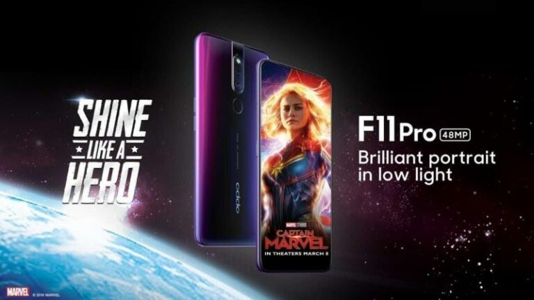 OPPO teams up with Marvel Studios, announces a co-branded F11 Pro Captain Marvel edition