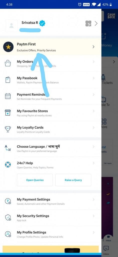 Paytm First