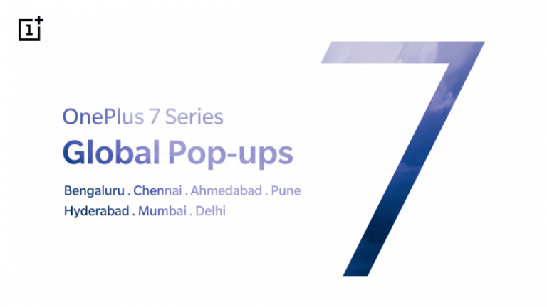 OnePlus 7 Series pop-ups to be held across 7 Indian cities on May 15
