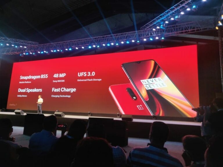 OnePlus 7 with 6.41-inch AMOLED display, Snapdragon 855 SoC, 48MP rear camera announced