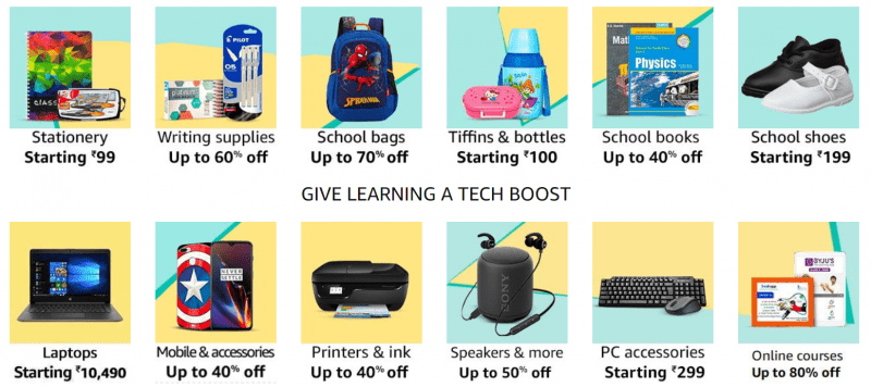 Amazon Back To School