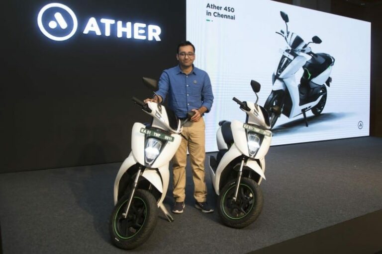 Ather 450 Electric Vehicle now up for pre-order in Chennai