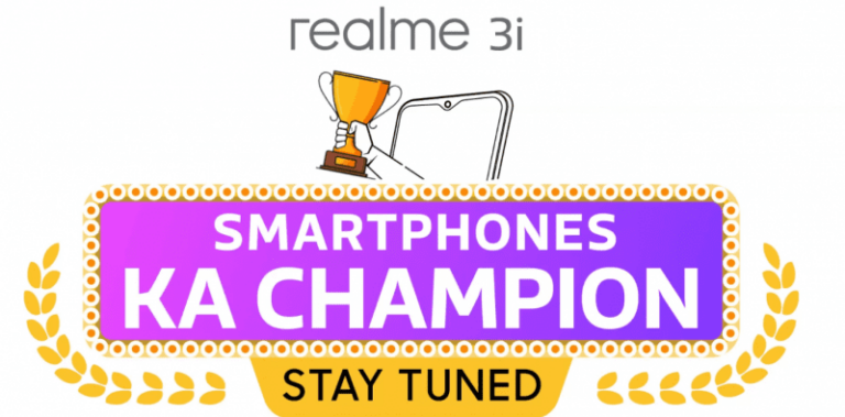 Realme 3i launching in India alongside Realme X on July 15