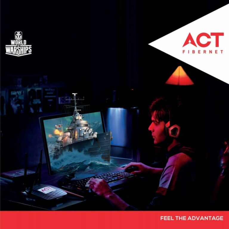ACT Fibernet launches new Gaming Pack subscription for customers; partners with Wargaming to launch the World of Warship title