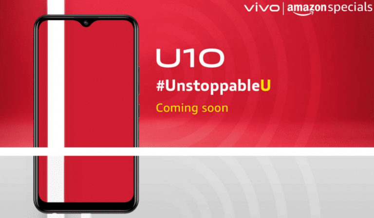 Vivo U10 with Snapdragon SoC, Fast Charging Launching on Amazon.in Soon
