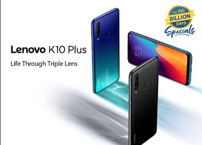 Lenovo K10 Plus with HD+ Display, Triple Rear Camera Launched for INR 10,999