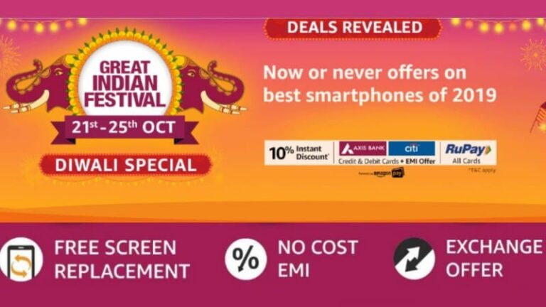 Amazon.in announces Great Indian Festival – Diwali Special from October 21 – 25