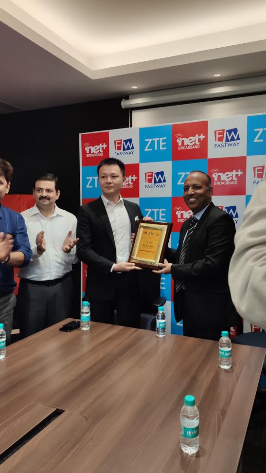 ZTE India Collaborates with Fastway Transmissions to Rollout IPTV solution