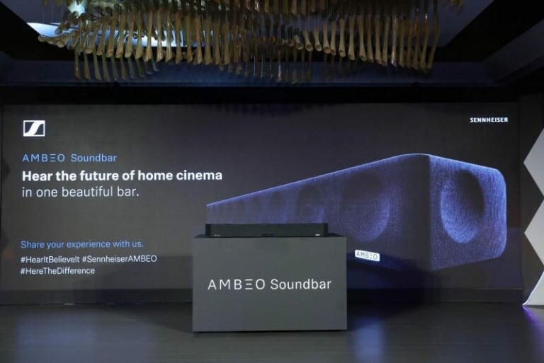 Sennheiser AMBEO Soundbar Launched In India For INR 1,99,990