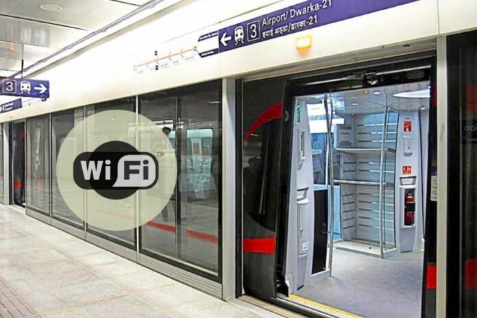 Delhi Metro Airport Express Line WiFi