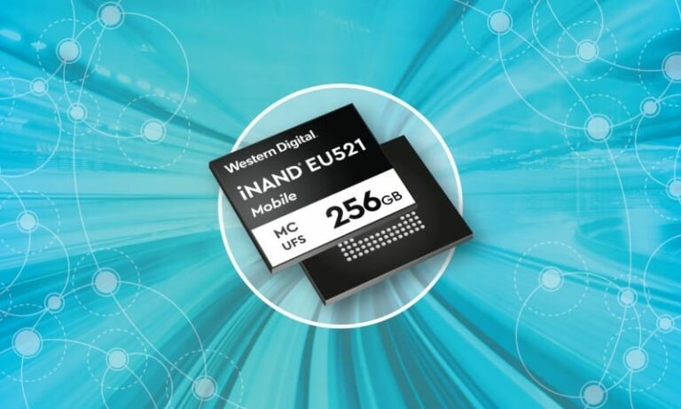 Western Digital iNAND MC EU521 embedded flash device enhances the 5G smartphone user experience