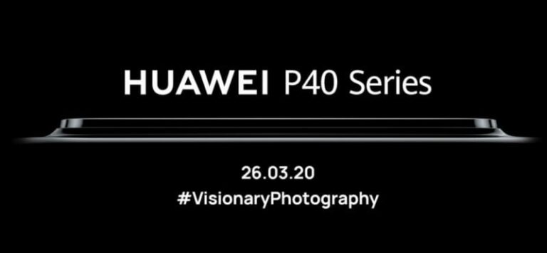 HUAWEI P40 series to be announced on March 26