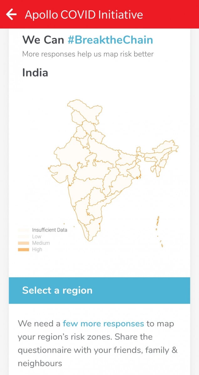 Now take a AI based COVID-19 test 24/7 with Airtel Thanks app powered by Apollo Hospital Group