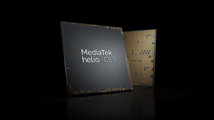 MediaTek Helio G85 Chip_Black_tilted