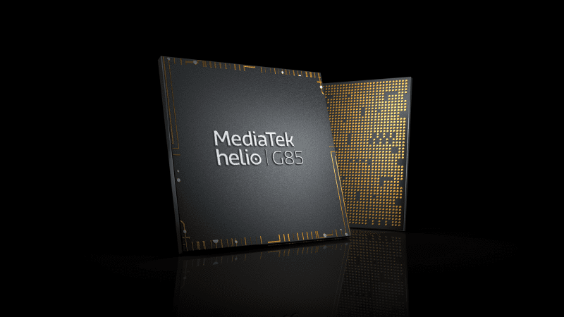 MediaTek Helio G85 Chip_Black_tilted