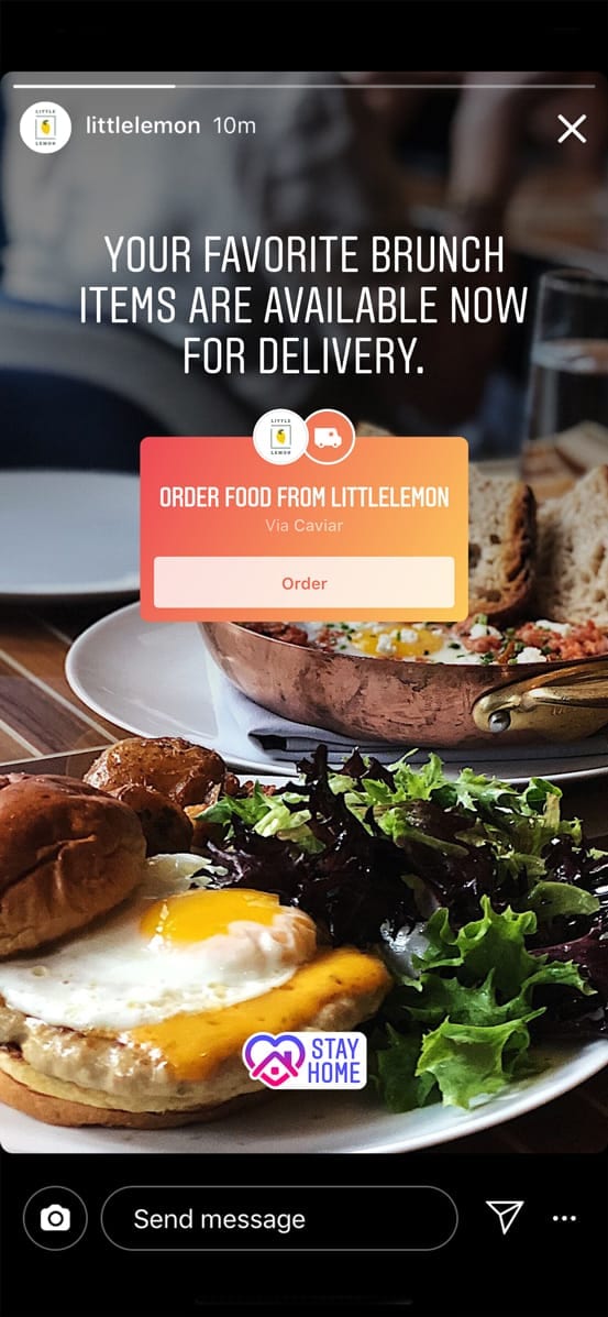 Instagram’s new sticker to help restaurants with food order discovery 