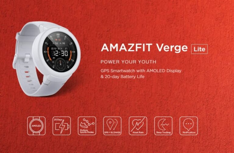 Amazfit Verge Lite relaunched, now starts at Rs.4,999 in India