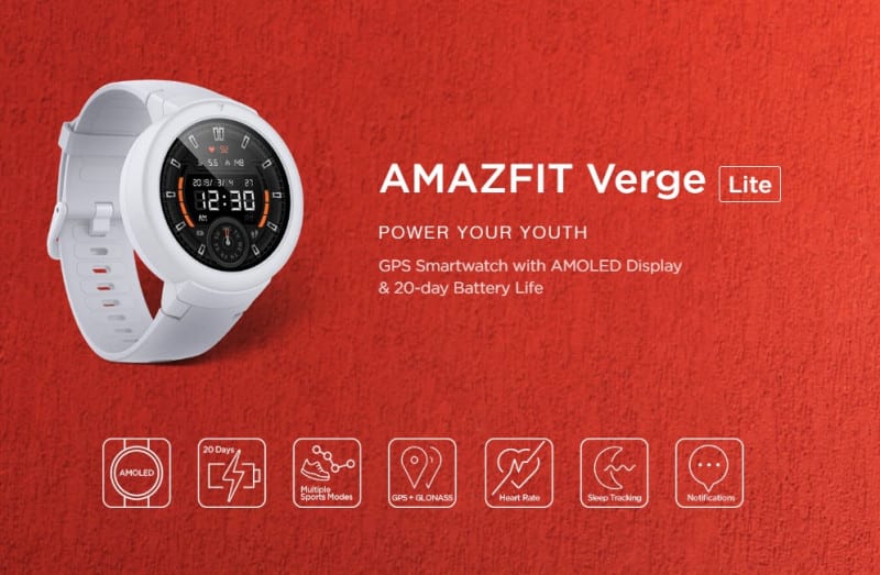 Amazfit Verge Lite relaunched now starts at Rs.4 999 in India
