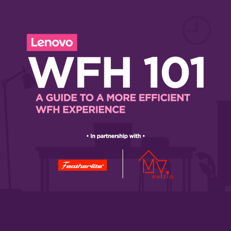 Lenovo teams up with Featherlite and Myphyzio to Bring Relief to Aching Workers