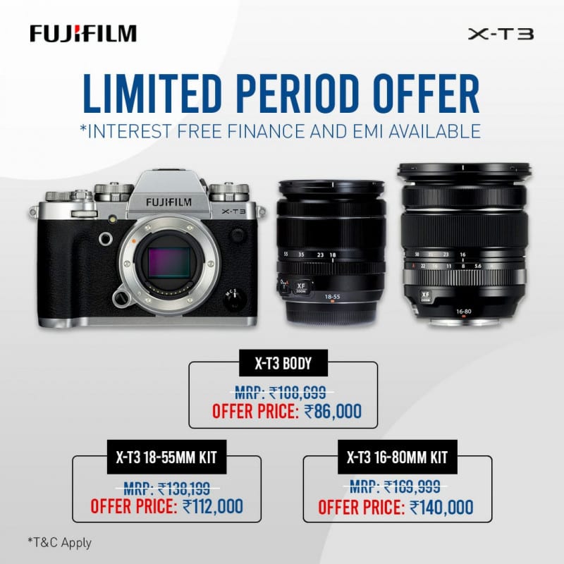 Fujifilm XT3- Offers