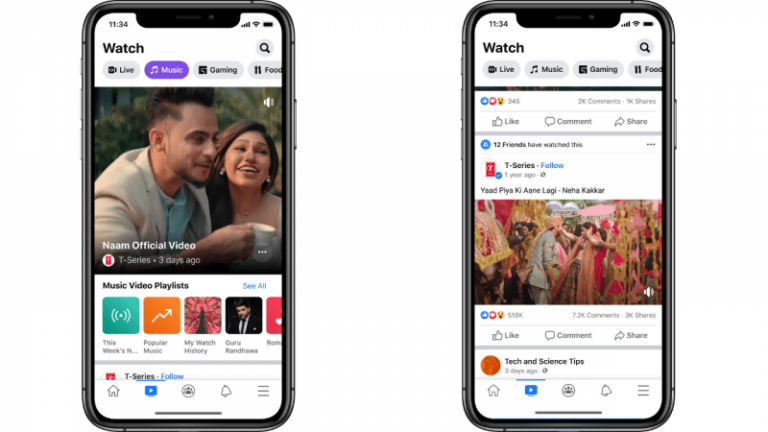 Facebook introduces Official Music Videos in India