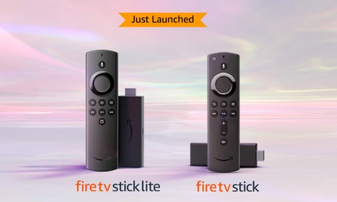 Amazon announces new Fire TV Stick and Fire TV Stick Lite for INR 3,999 and INR 2,999 respectively