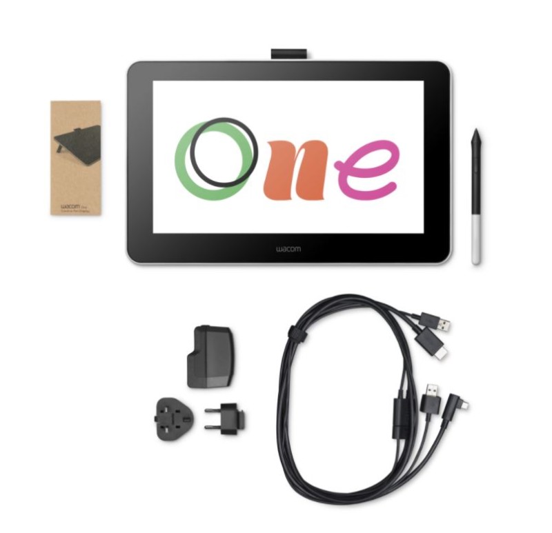 Wacom One - Complete picture for package contents