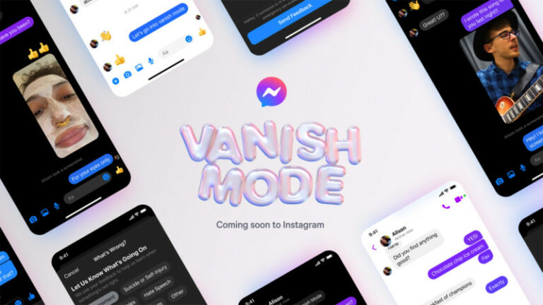 Facebook Now Lets Users Send Disappearing Messages using Vanish Mode on Messenger and Instagram