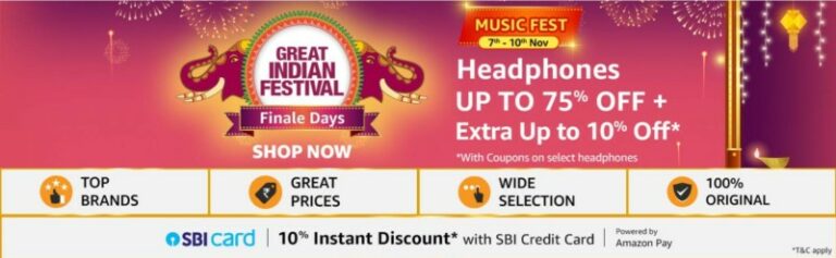 Amazon Announces Music Fest with Deals on Headphones, Earbuds and More