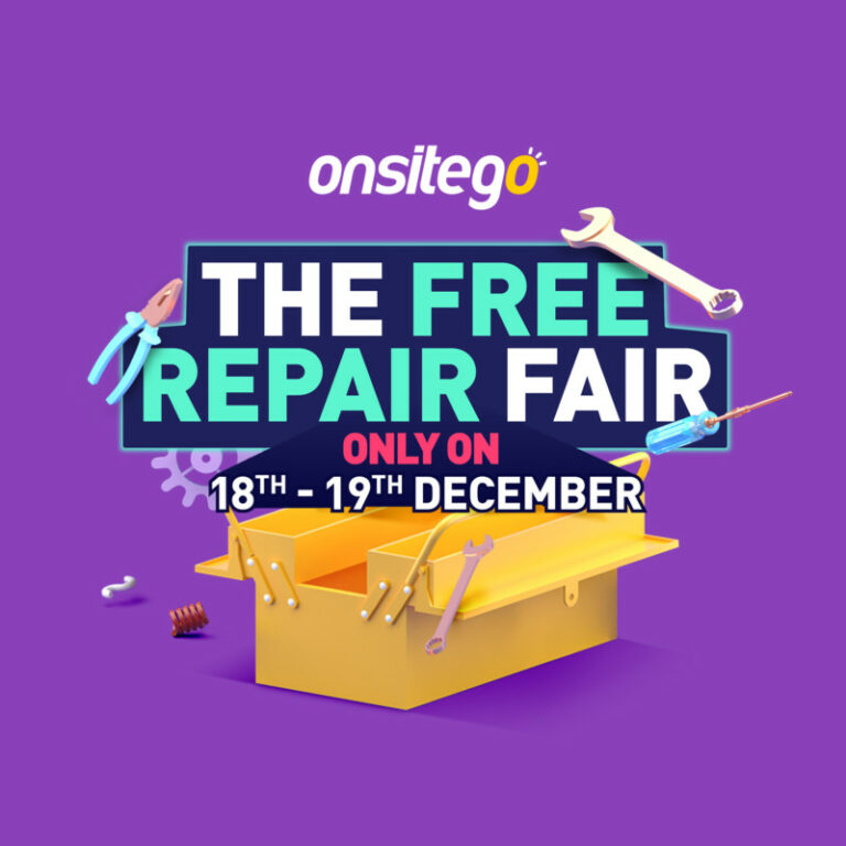 Onsitego is offering ‘Free Repairs’ to all on 18th and 19th December 2020