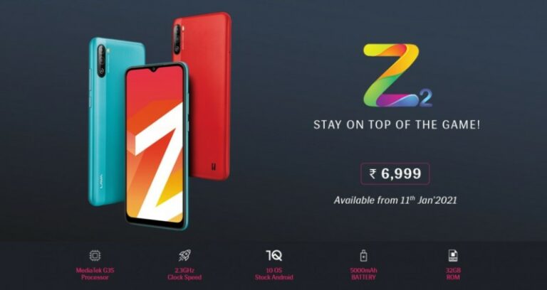 Lava Announces Lava Z1, Lava Z2, Lava Z4, Lava Z6 in India