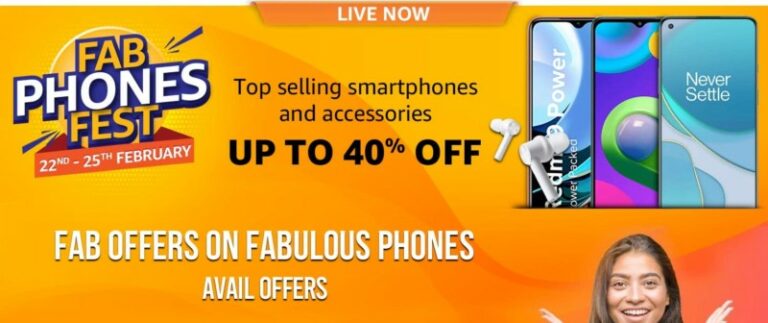 Amazon India announces the ‘Fab Phones Fest’ sale that brings great deals on popular smartphones