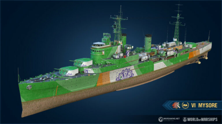 World of Warships Introduces INS Mysore, an Indian Navy Ship in the game