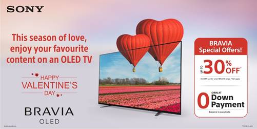 Sony India announces new offers for Valentine’s Day