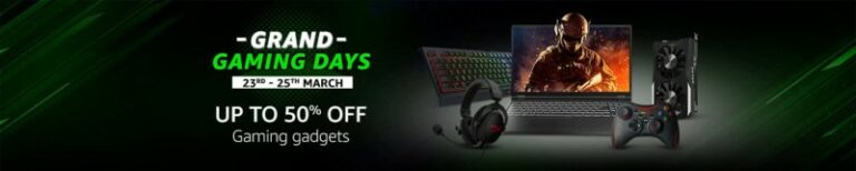 Amazon announces Grand Gaming Days for deals on Gaming laptops and more