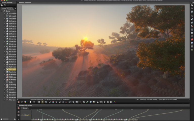 OTOY releases Octane X app – industry’s first and fastest spectrally correct GPU accelerated renderer – from the ground up with full optimization for the Apple Metal Graphics API